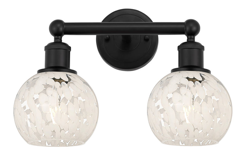 Innovations 616-2W-BK-G1216-6WM LED Bath Vanity, Matte Black