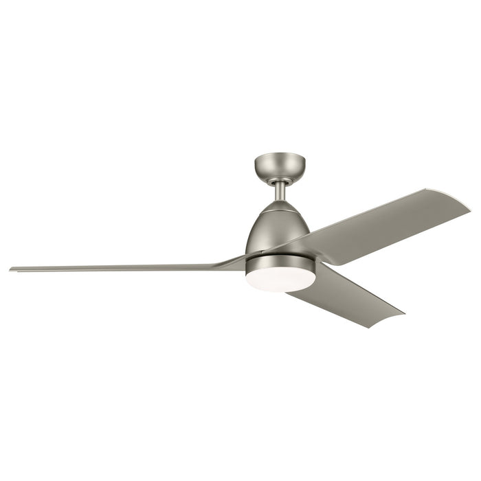 Kichler 310254NI 54" Ceiling Fan, Painted Brushed Nickel