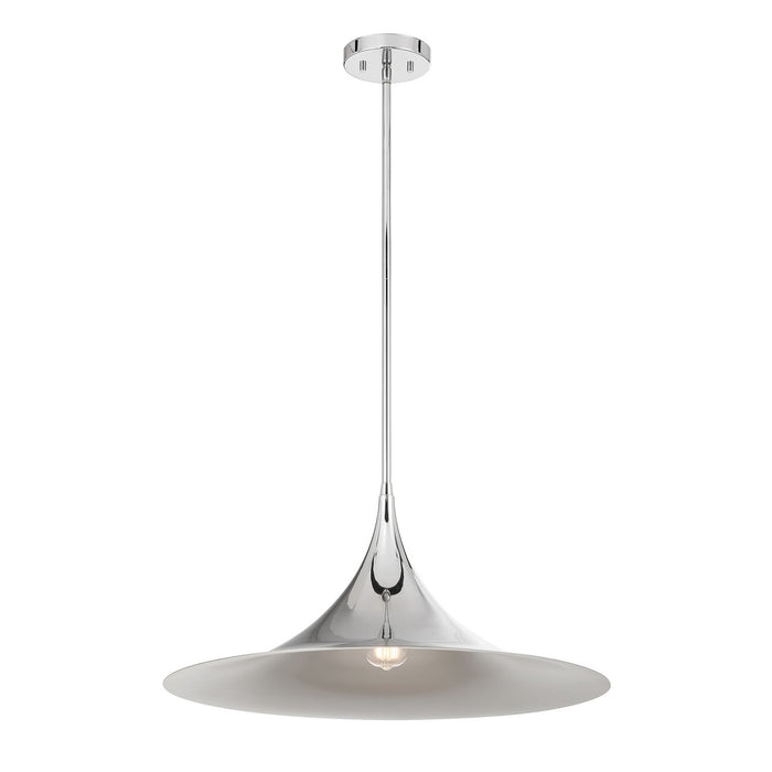 Savoy House 7-7639-1-11 One Light Pendant, Polished Chrome