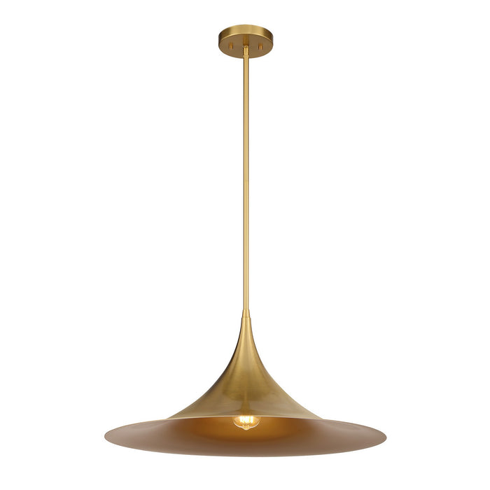Savoy House 7-7639-1-322 One Light Pendant, Warm Brass