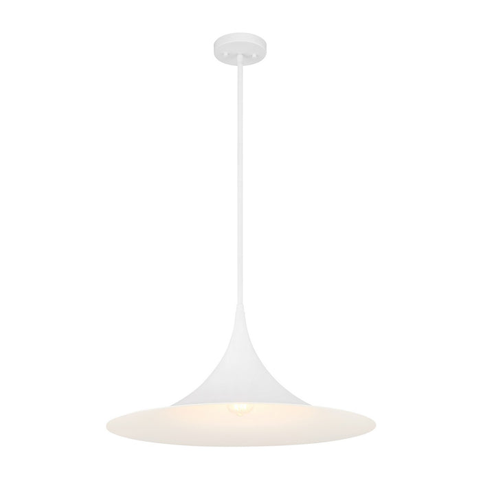 Savoy House 7-7639-1-83 One Light Pendant, Bisque White