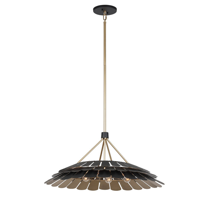 Savoy House 7-9012-6-58 Six Light Pendant, Midnight