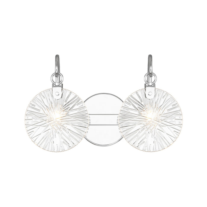 Savoy House 8-3981-2-11 Two Light Bathroom Vanity, Polished Chrome