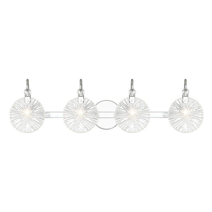 Savoy House 8-3981-4-11 Four Light Bathroom Vanity, Polished Chrome