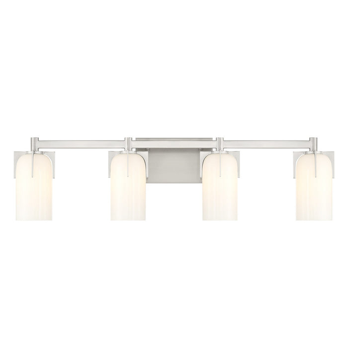 Savoy House 8-4128-4-SN Four Light Bathroom Vanity, Satin Nickel