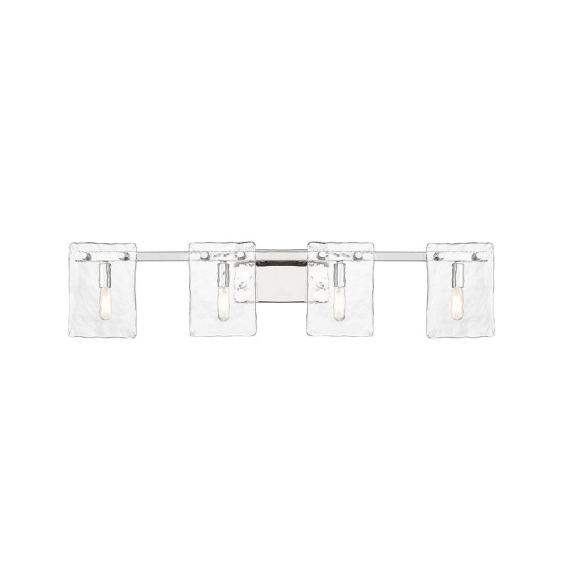 Savoy House 8-8204-4-109 Four Light Bathroom Vanity, Polished Nickel