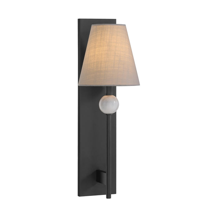 Savoy House 9-1968-1-89 One Light Wall Sconce, Matte Black