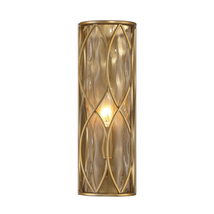 Savoy House 9-2006-1-171 One Light Wall Sconce, Burnished Brass