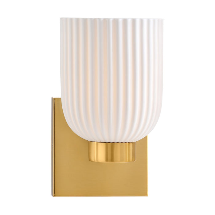 Savoy House 9-3172-1-322 One Light Wall Sconce, Warm Brass
