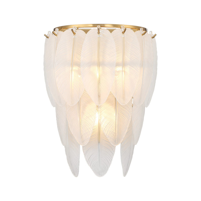 Savoy House 9-3506-3-322 Three Light Wall Sconce, Warm Brass