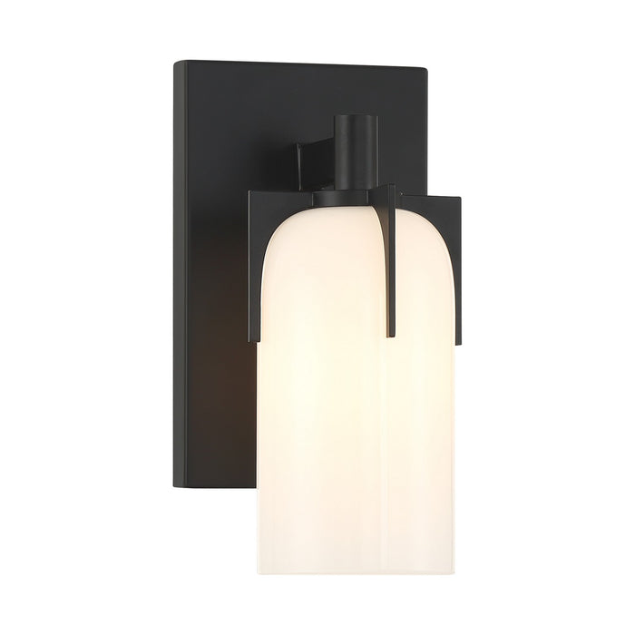 Savoy House 9-4128-1-BK One Light Bathroom Vanity, Matte Black