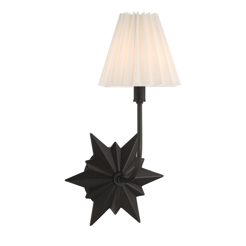 Savoy House 9-4408-1-188 One Light Wall Sconce, Black Tourmaline