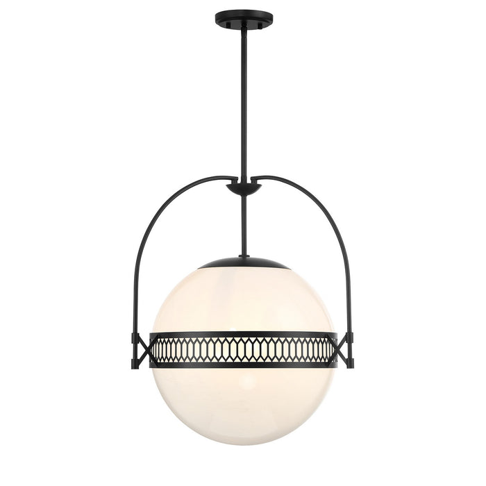 Savoy House 7-6407-3-89 Three Light Pendant, Matte Black