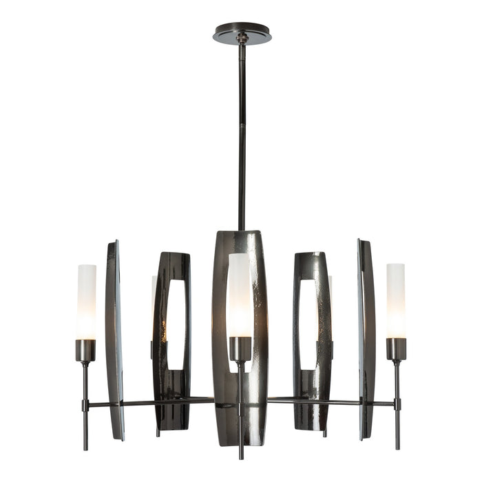 Hubbardton Forge 131081-SKT-MULT-89-FD0611 Five Light Pendant, Ink