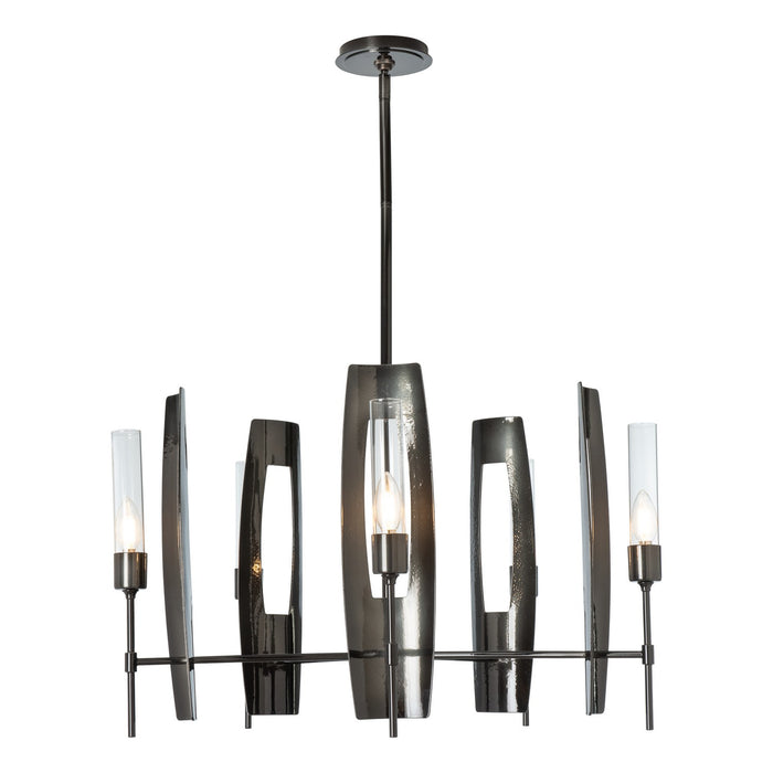 Hubbardton Forge 131081-SKT-MULT-89-ZM0611 Five Light Pendant, Ink