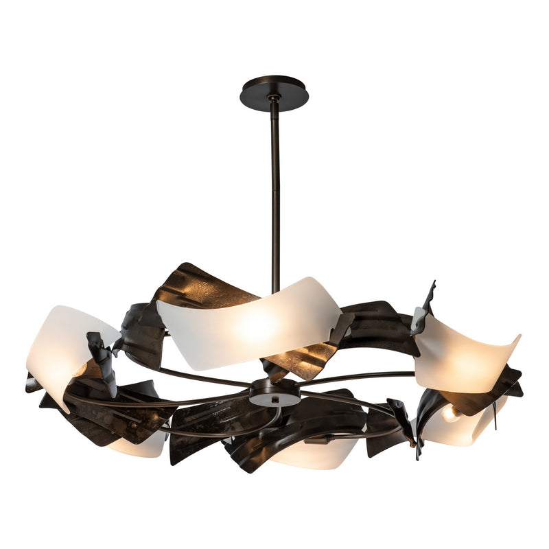 Hubbardton Forge 132161-SKT-MULT-07-FD0790 Six Light Pendant, Dark Smoke