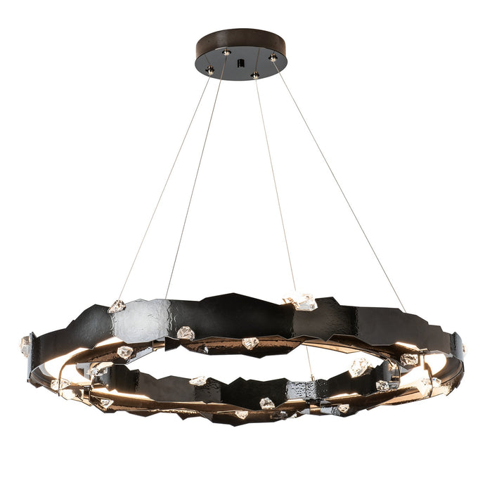 Hubbardton Forge 139861-LED-STND-89-CR LED Pendant, Ink