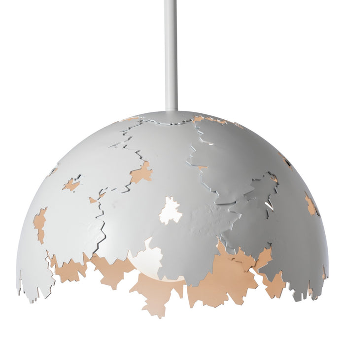 Hubbardton Forge 181072-SKT-MULT-02 One Light Pendant, White