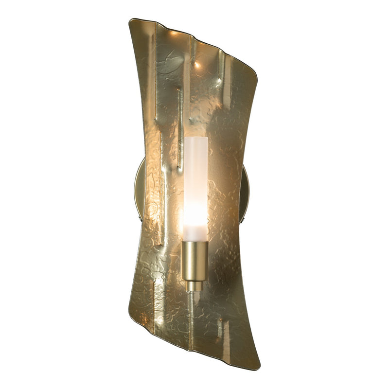 Hubbardton Forge 201062-SKT-86-FD0462 LED Wall Sconce, Modern Brass