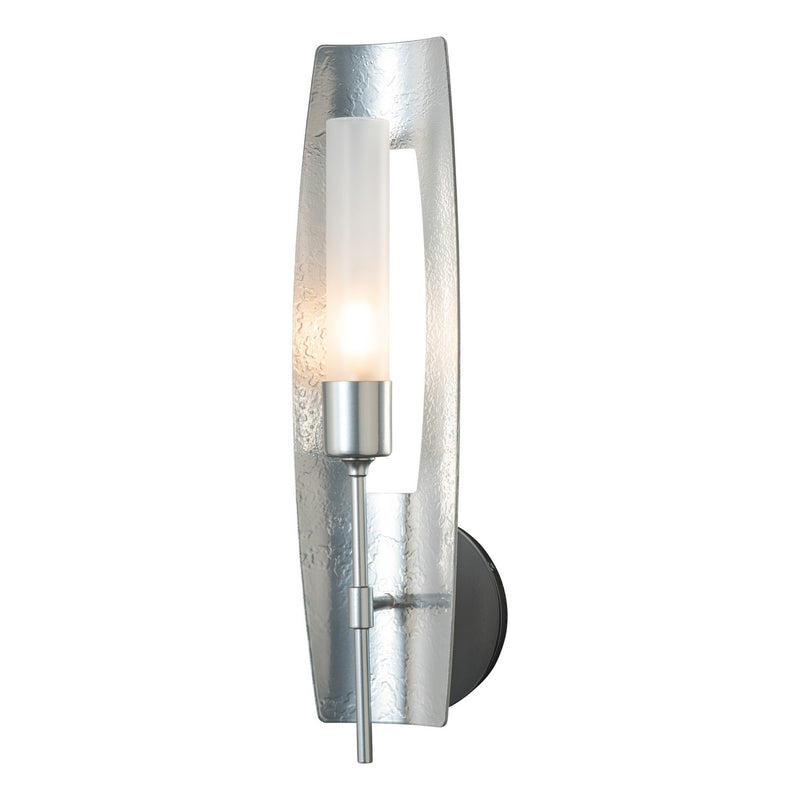 Hubbardton Forge 201080-SKT-85-FD0611 One Light Wall Sconce, Sterling