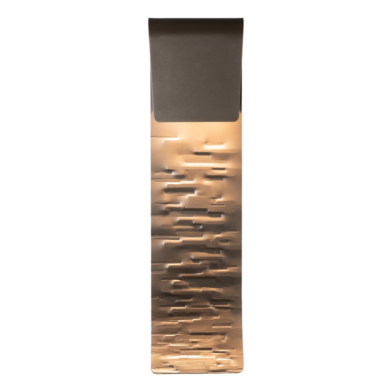 Hubbardton Forge 302036-SKT-77 Two Light Outdoor Wall Sconce, Coastal Dark Smoke