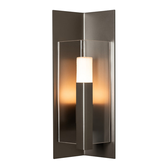 Hubbardton Forge 302045-SKT-77-ZM0792 One Light Outdoor Wall Sconce, Coastal Dark Smoke