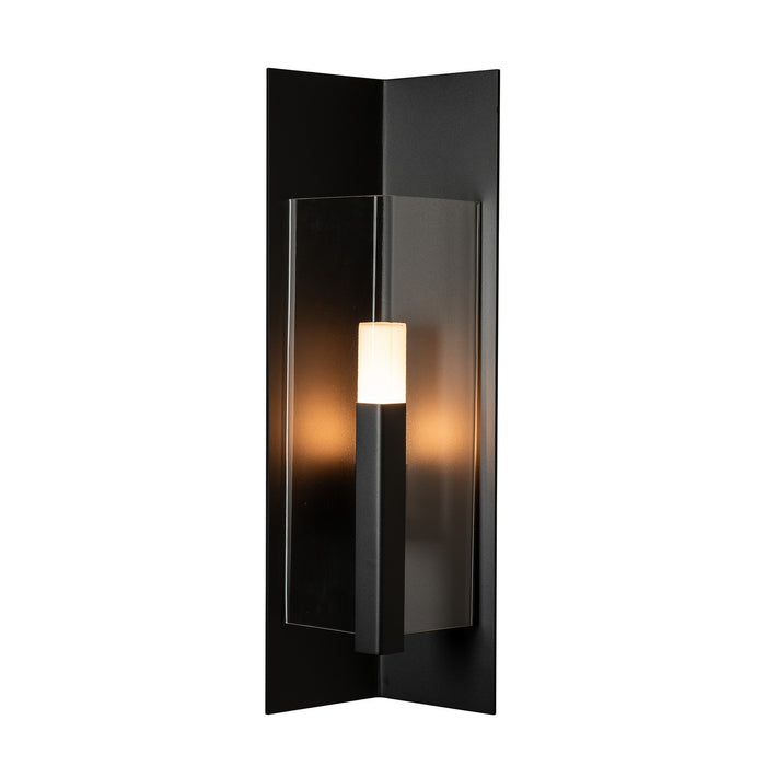 Hubbardton Forge 302046-SKT-80-ZM0793 One Light Outdoor Wall Sconce, Coastal Black