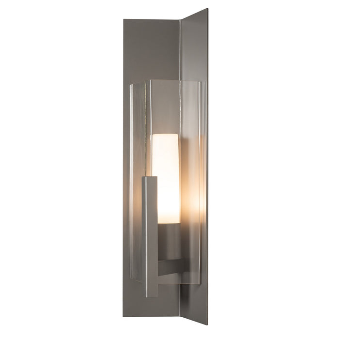 Hubbardton Forge 302047-SKT-78-ZM0794 One Light Outdoor Wall Sconce, Coastal Burnished Steel
