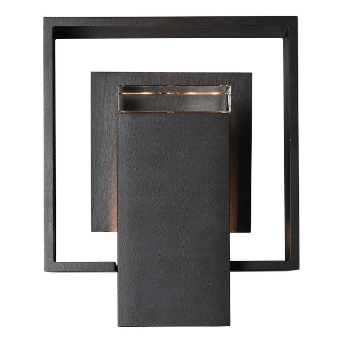 Hubbardton Forge 302600-SKT-80-SL-ZM0546 One Light Outdoor Wall Sconce, Coastal Black