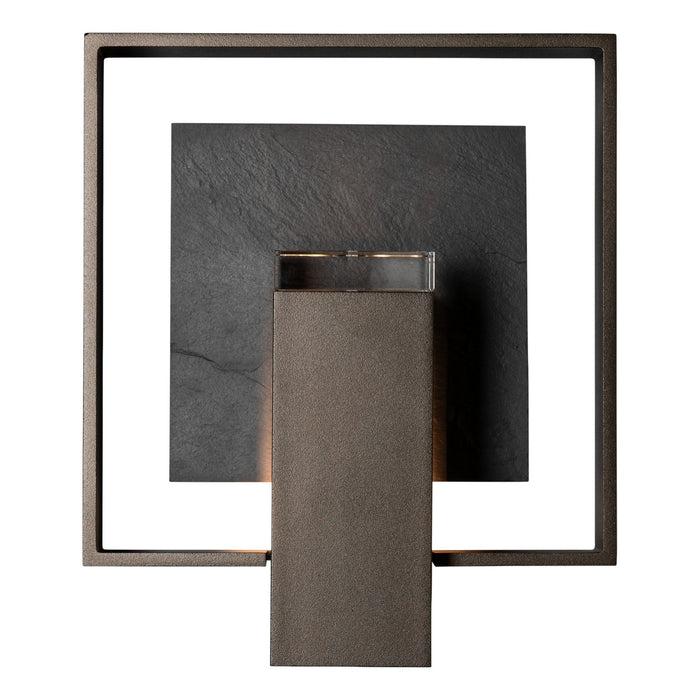 Hubbardton Forge 302602-SKT-14-SL-ZM0546 One Light Outdoor Wall Sconce, Oil Rubbed Bronze