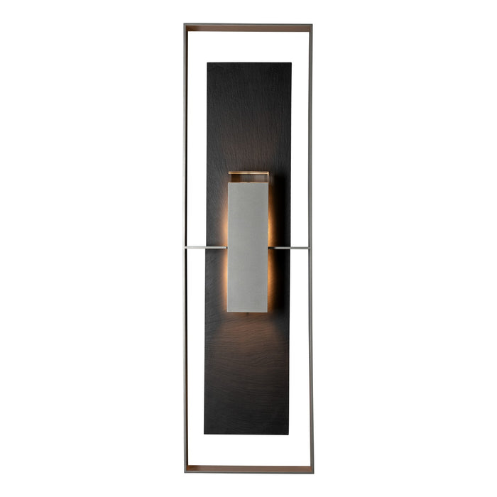 Hubbardton Forge 302609-SKT-78-SL-ZM0736 Two Light Outdoor Wall Sconce, Coastal Burnished Steel
