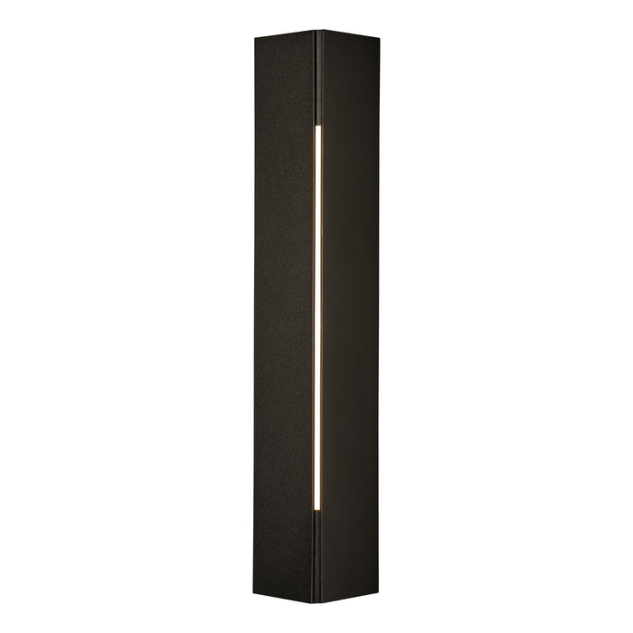 Hubbardton Forge 307650-SKT-14-ZZ0202 Two Light Outdoor Wall Sconce, Oil Rubbed Bronze