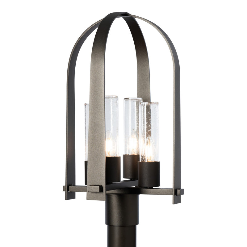 Hubbardton Forge 342030-SKT-14-II0392 Four Light Outdoor Post Mount, Oil Rubbed Bronze