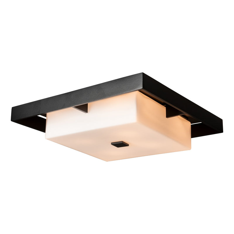 Hubbardton Forge 363102-SKT-80-77-GG0785 Four Light Outdoor Flush Mount, Coastal Black