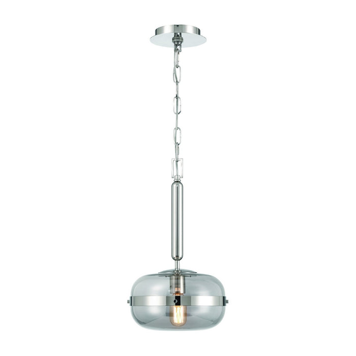 Eurofase 37196-024 One Light Pendant, Polished Nickel