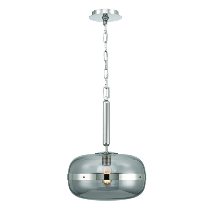 Eurofase 37197-021 One Light Pendant, Polished Nickel
