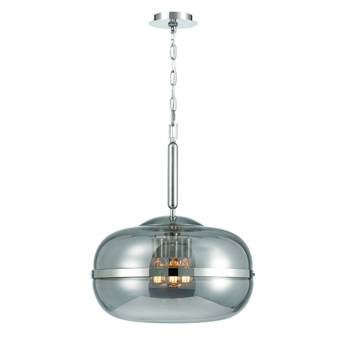 Eurofase 37198-028 Three Light Pendant, Polished Nickel