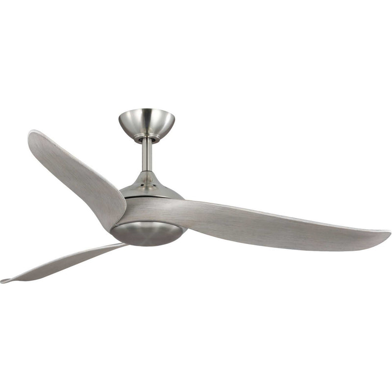 Progress Lighting P250105-009-30 52" Ceiling Fan, Brushed Nickel