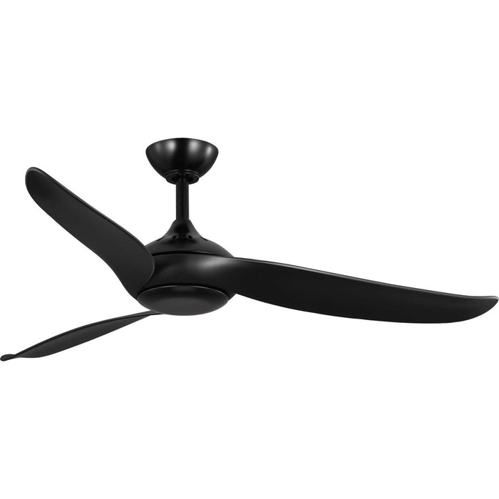 Progress Lighting P250105-31M-30 52" Ceiling Fan, Matte Black