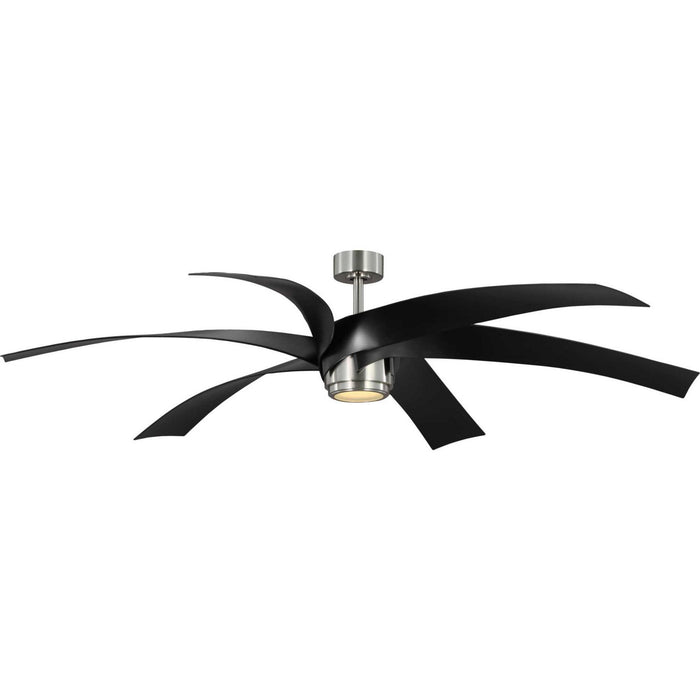 Progress Lighting P250108-009-30 72" Ceiling Fan, Brushed Nickel