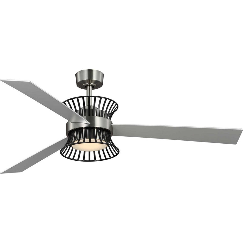 Progress Lighting P250110-009-30 55" Ceiling Fan, Brushed Nickel