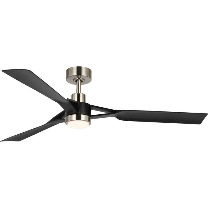 Progress Lighting P250111-009-30 60" Ceiling Fan, Brushed Nickel