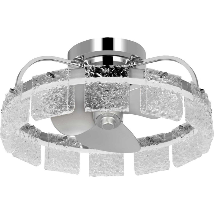 Progress Lighting P250114-015-30 Ceiling Fan, Polished Chrome
