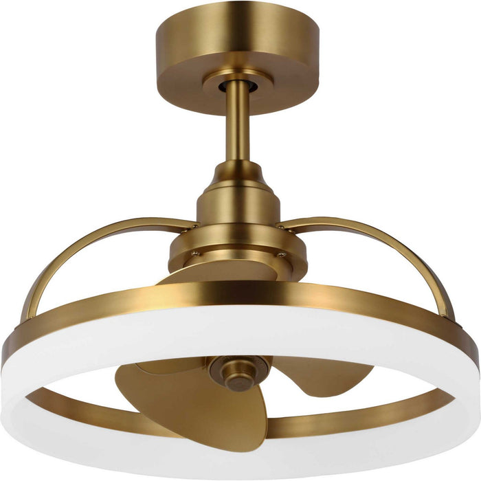 Progress Lighting P250115-109-30 Ceiling Fan, Brushed Bronze