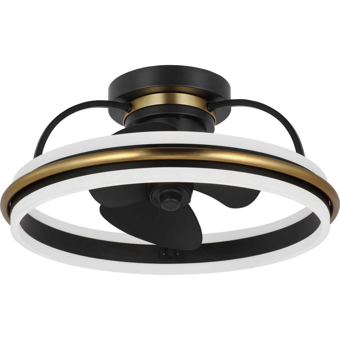 Progress Lighting P250116-31M-30 Ceiling Fan, Matte Black