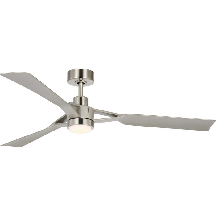 Progress Lighting P250117-009-30 60" Ceiling Fan, Brushed Nickel