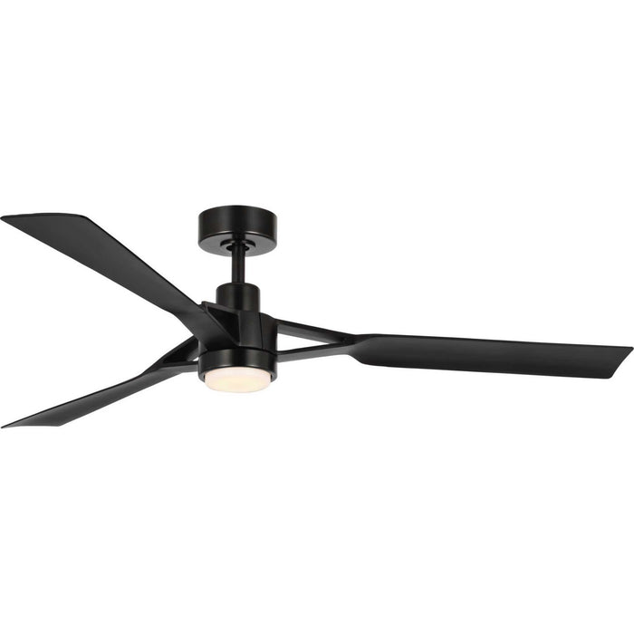 Progress Lighting P250117-31M-30 60" Ceiling Fan, Matte Black