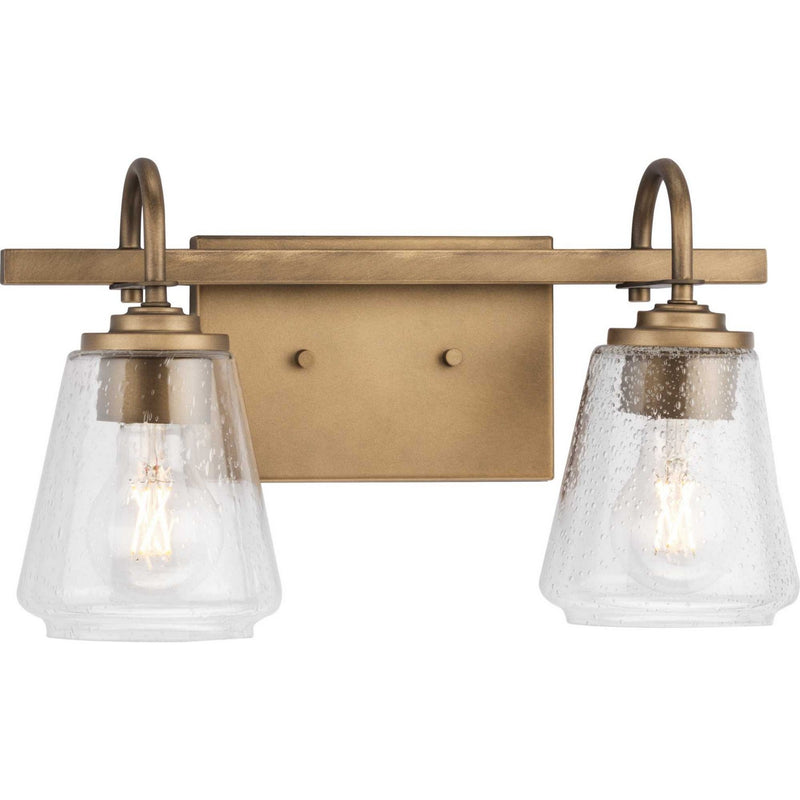 Progress Lighting P300473-196 Two Light Bath & Vanity, Aged Bronze