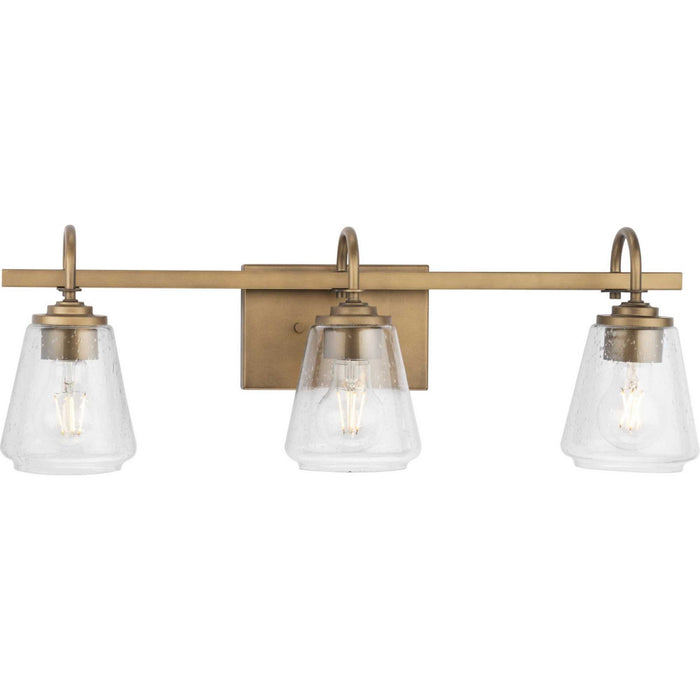Progress Lighting P300474-196 Three Light Bath & Vanity, Aged Bronze