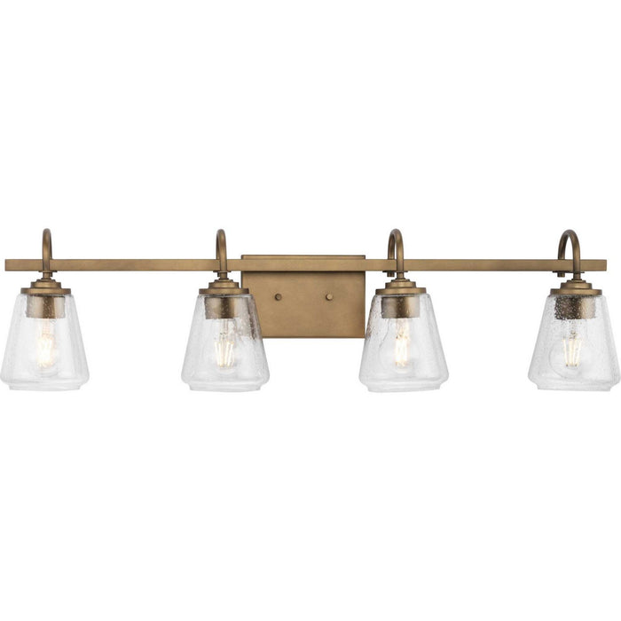 Progress Lighting P300475-196 Four Light Bath & Vanity, Aged Bronze